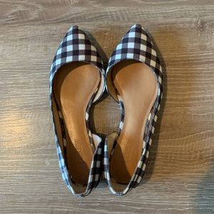J Crew Plaid d'Orsay Shoes